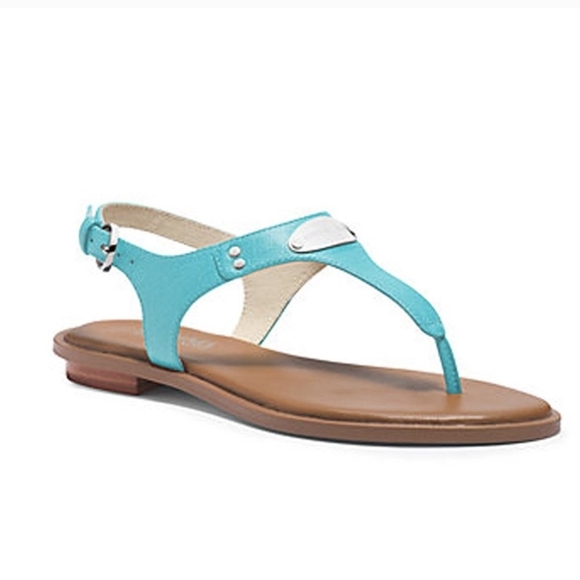 Michael Kors Ocean Blue Sandals 8.5 - Picture 1 of 4